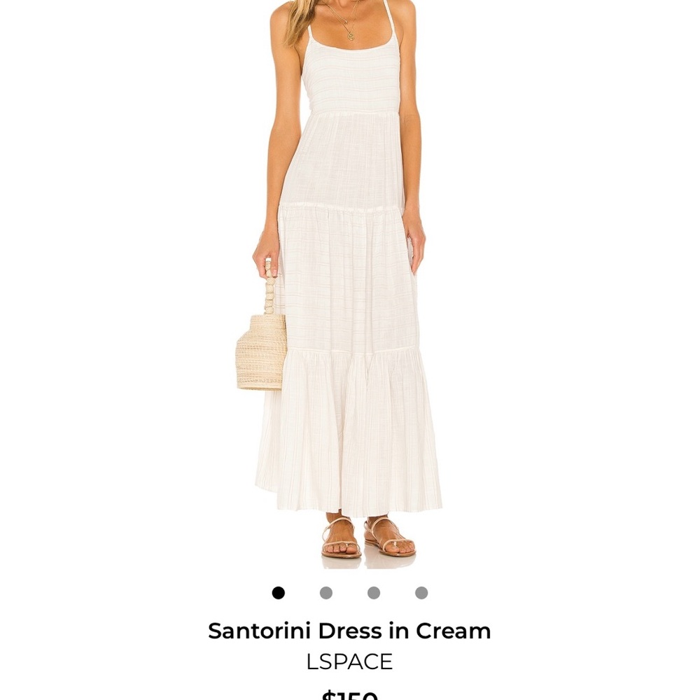 l*space Santorini Maxi Dress in Cream